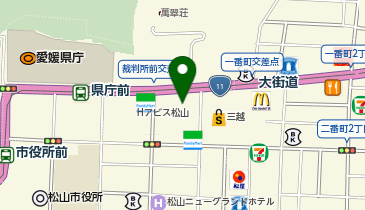 JOURNAL STANDARD松山店の地図画像
