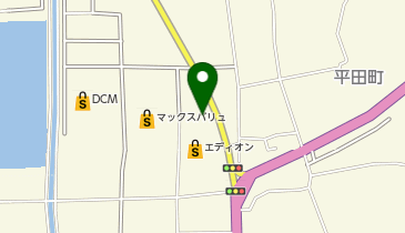 ポイント松山平田店の地図画像