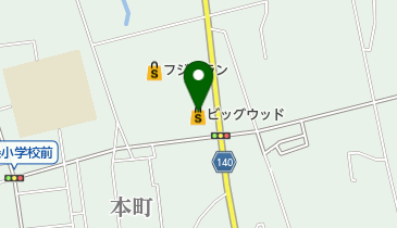 ビッグウッド西条店の地図画像