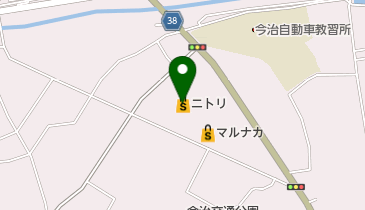 ニトリ今治店の地図画像