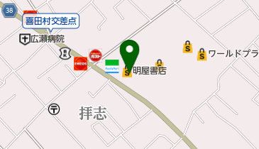 (株)明屋書店喜田村店の地図画像