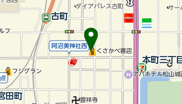 くさかべ書店の地図画像