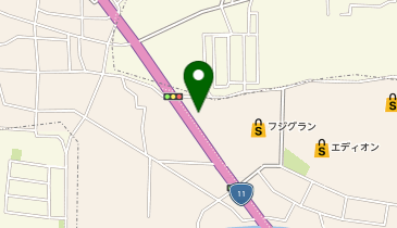 auショップフジグラン重信の地図画像