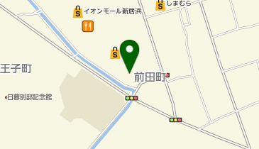 UQスポットイオンモール新居浜の地図画像