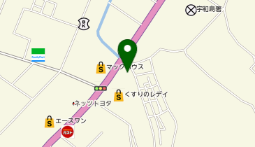 愛媛トヨペットTopTown宇和島の地図画像