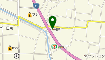 愛媛日産久米店の地図画像