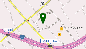 愛媛日産イオンタウン川之江店の地図画像