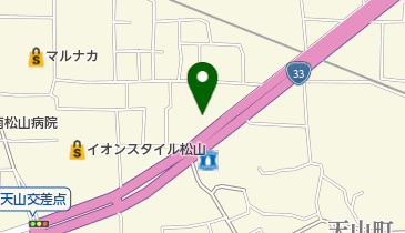 愛媛日産天山店の地図画像