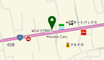 ホンダドリーム新居浜の地図画像