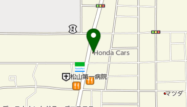 Honda Cars松山北久万ノ台店の地図画像