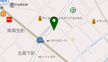 トヨタカローラ愛媛今治店の地図画像