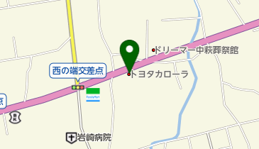 トヨタカローラ愛媛新居浜店の地図画像