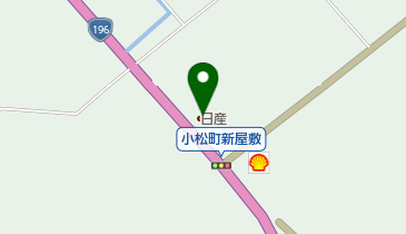 愛媛日産カータウン西条の地図画像