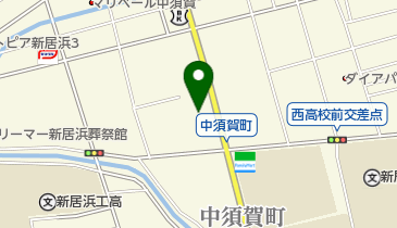 西日本三菱自動車販売新居浜店の地図画像