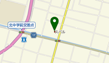 スバルショップ北条中野自動車の地図画像