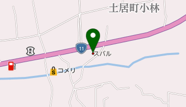 スバルショップ土居越智自動車の地図画像