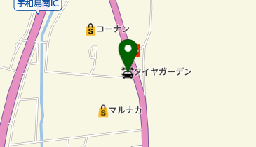 タイヤガーデン三幸の地図画像