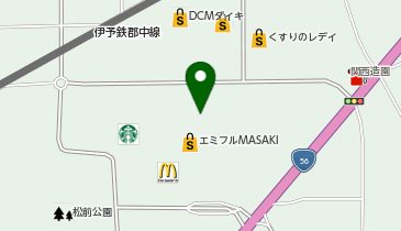 肉問屋肉丸商店エミフルMASAKI店の地図画像