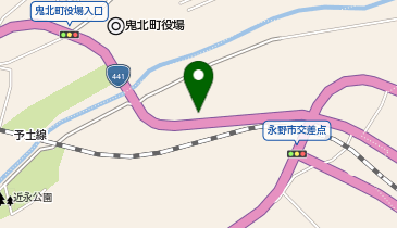 JA-SS鬼北中央SSの地図画像