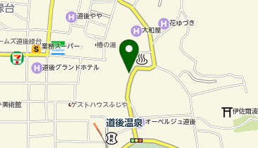 伊予のご馳走おいでん家の地図画像
