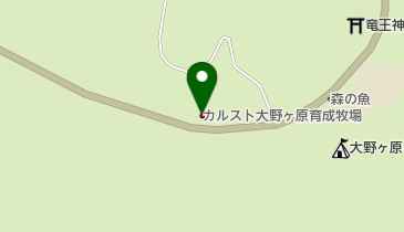 四国カルスト大野ヶ原育成牧場の地図画像