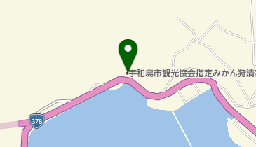 宇和島市観光協会指定みかん狩清家農園の地図画像