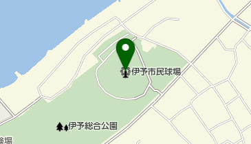 伊予市民球場の地図画像