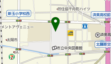 松山市総合コミュニティセンター体育館の地図画像