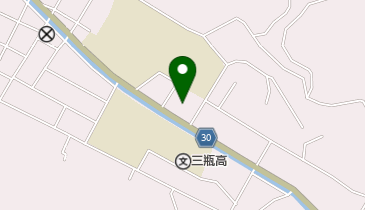 三瓶体育館の地図画像