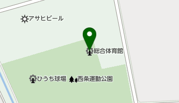 西条市総合体育館の地図画像