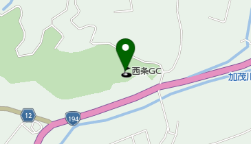 西条ゴルフ倶楽部の地図画像