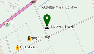 ゴルフランド大洲の地図画像