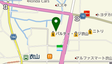 タイトーステーション衣山店の地図画像