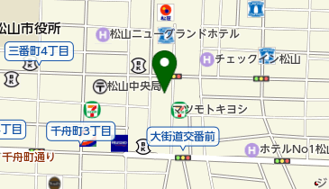 アミューズメントパークMG大街道店の地図画像