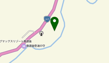 奥道後遊園地の地図画像