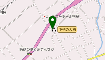 下柏の大柏の地図画像