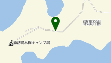 諏訪崎自然休養林の地図画像