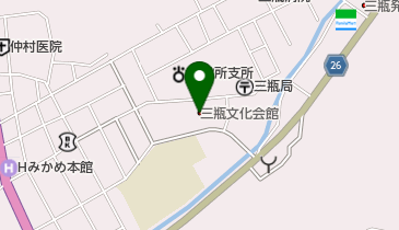 西予市三瓶文化会館の地図画像