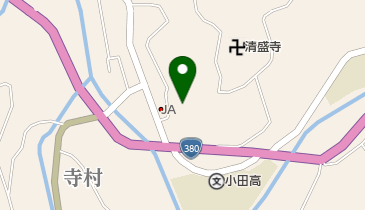 山の神火祭りの地図画像