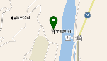 宇都宮神社の地図画像