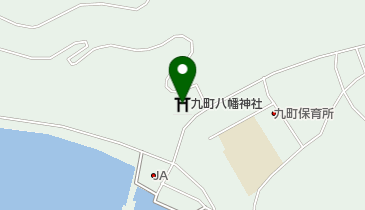 九町八幡神社の地図画像