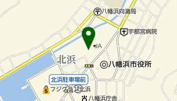 八幡浜黒湯温泉みなと湯の地図画像