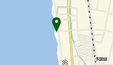 新開海水浴場の地図画像