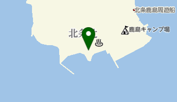 北条鹿島海水浴場の地図画像