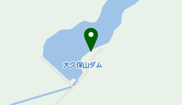 大久保山ダム湖の地図画像