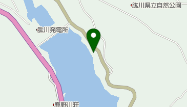 鹿野川湖の地図画像