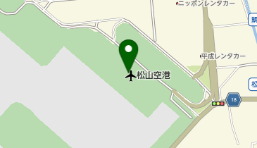 松山空港の地図画像