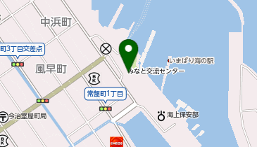 今治港の地図画像