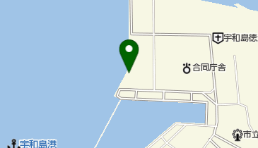 宇和島港の地図画像