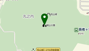 城山公園の地図画像